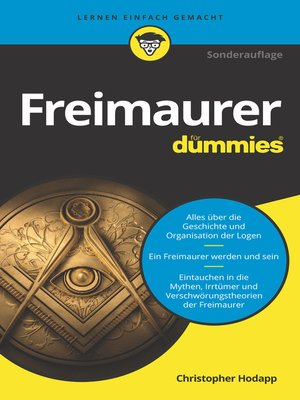 cover image of Freimaurer f&uuml;r Dummies